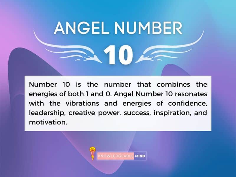 Angel Number 10 meaning