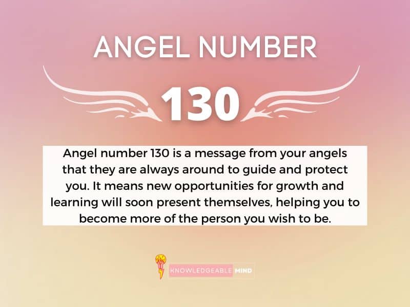Angel Number 130 meaning