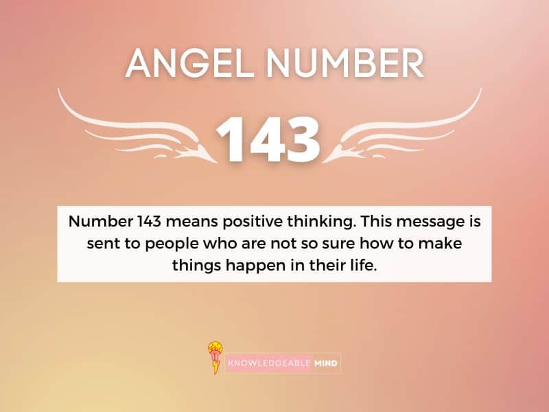 Angel Number 143 meaning