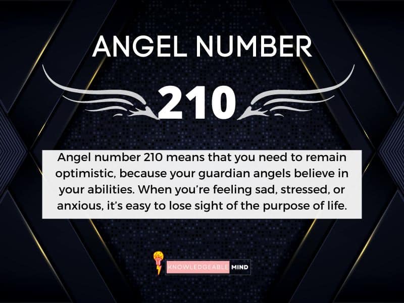 Angel Number 210 meaning